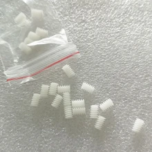 M0.3 0.3M Plastic worm Gear Suitable for shaft diameter 1.0mm 0.95mm