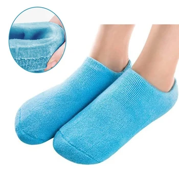 

Spa Moisturizing Gel Socks for Dry Feet Ankles Cracked Heel Repair Repair Skin Care Treatment Soften Feet Booties Pedicure
