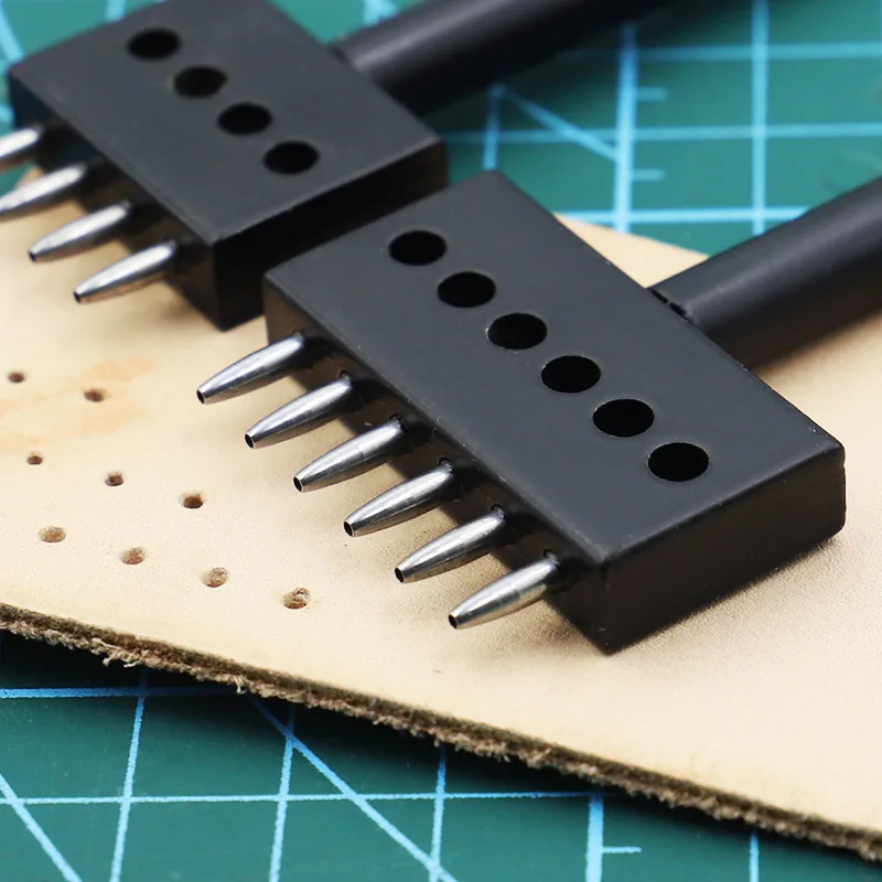 4 5 6 8 мм расстояние между кожаными дырочками DIY ручные перфорированные круглые