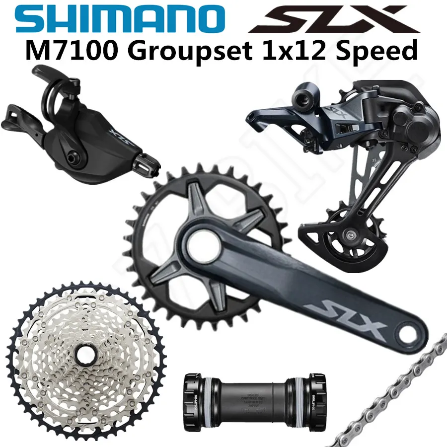 Переключатель передач SHIMANO DEORE SLX M7100 32T 34T 170 175 мм задний переключатель для горного