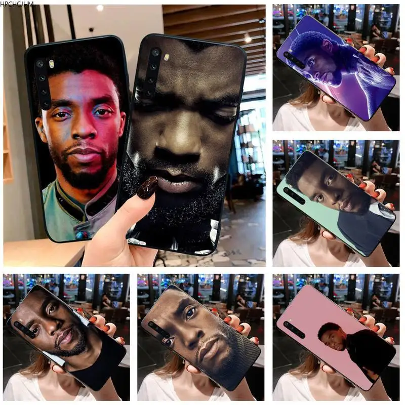 HPCHCJHM RIP Chadwick Boseman black чехол для телефона Корпус OPPO Realme 6 Pro C3 5 C2 RENO2-Z A11X | Мобильные