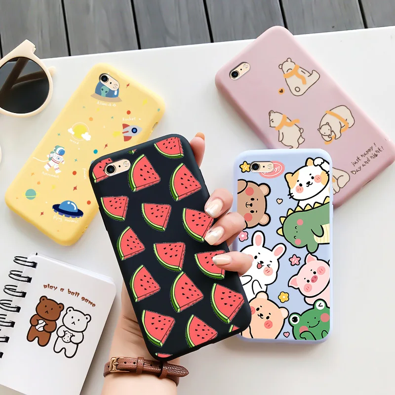 Cute Simple Cartoon Cases For iPhone 1