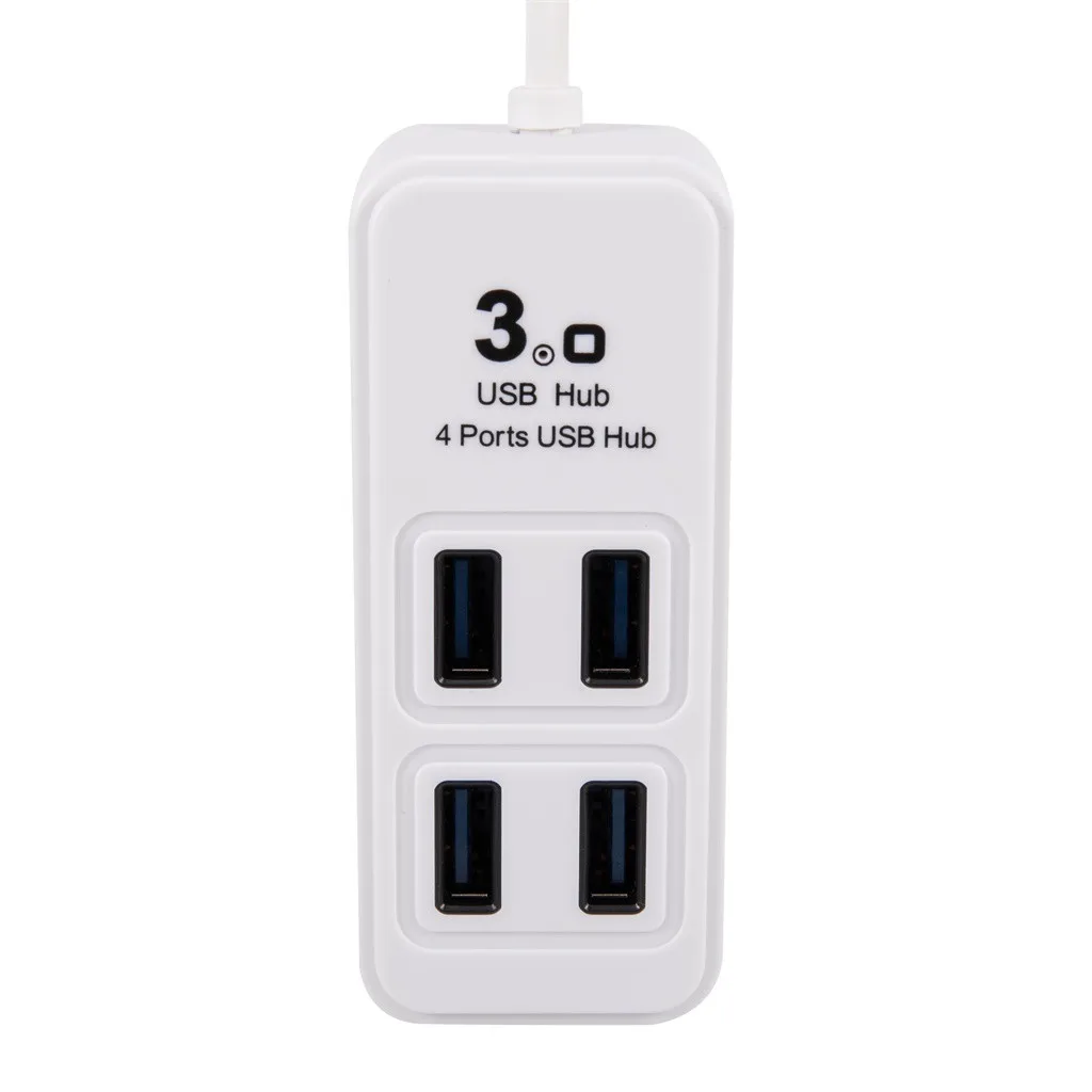 Ouhaobin, 4 порта, USB 3,0, зарядное устройство, концентратор, адаптер, usb-хаб, зарядное устройство, адаптер питания для компьютера, для мобильного телефона