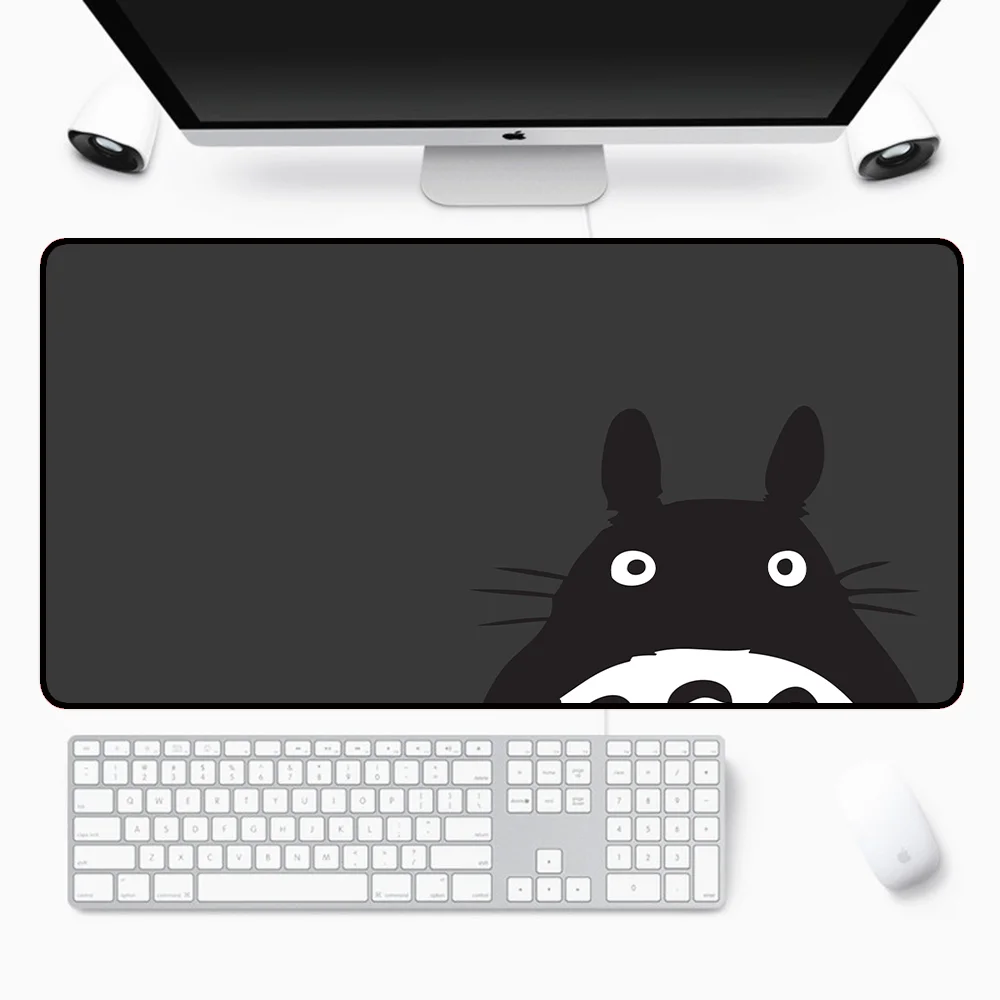 

Black Style Large Mouse Pad XXL Black Anime Gamer Mouse Pad Laptop Office Keyboard Pad Waterproof Mousepad Desktop Pad Desk Mat