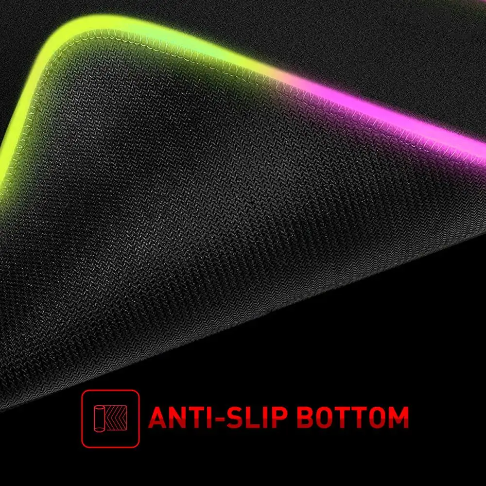  HAVIT Led Lighting Gaming Mouse Pad RGB USB LED Extended Illuminated Keyboard Non-slip Blanket Mat 
