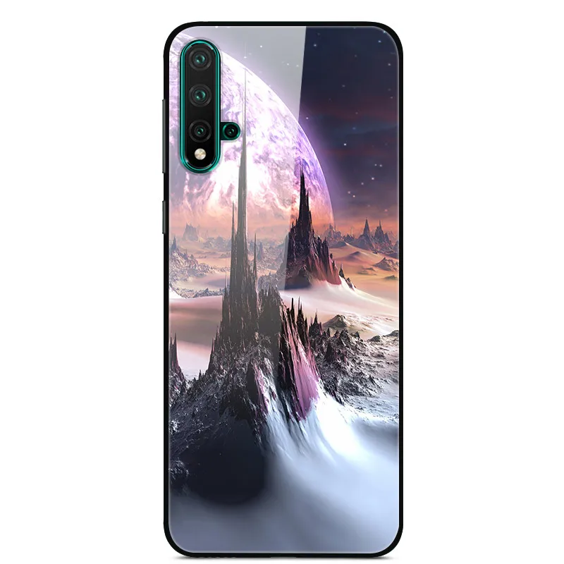 Для huawei Nova 5 Pro Чехол из закаленного стекла «Планета космос», чехол из стекла для huawei Nova 5 Coque Shell Nova5 Pro, чехлы