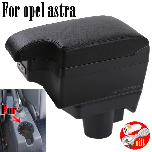 Fo Opel Astra H armlehne box universal car center konsole änderung zubehör  doppel angehoben mit USB