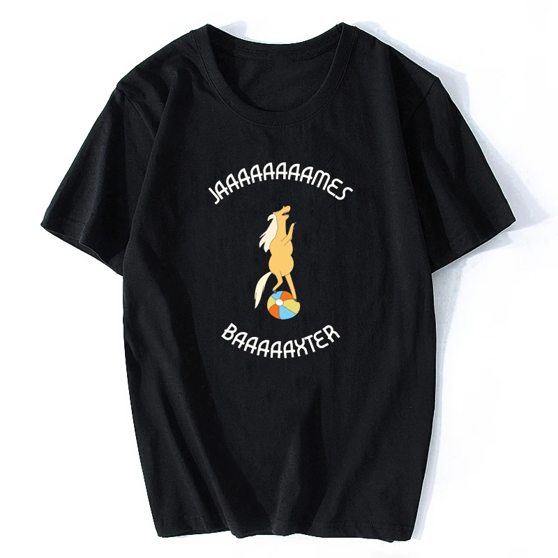 

Adventure Time T Shirt Jaaaaaaaames Baaaaxter T-Shirt Casual Man Shirt Graphic Plus Size Short-Sleeve Cotton Aesthetic Clothes