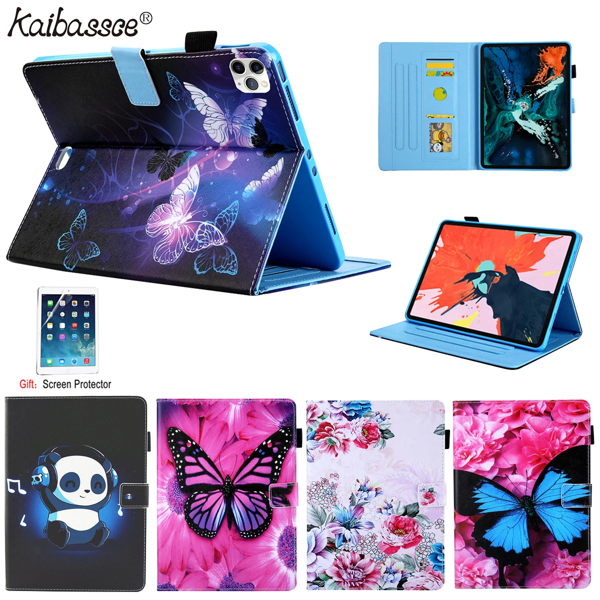 Модный Цветной чехол KAIBASSCE из ТПУ для планшета iPad Pro 11 дюймов 2018 2020 нового 10 2 дюйма