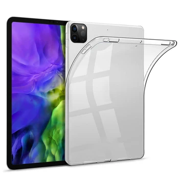 

Clear Case for iPad Pro 2020 12.9 Slim Soft TPU Tablet Anti-scratch Protective Cover for iPad Pro 11 inch 2020 Case Transparent