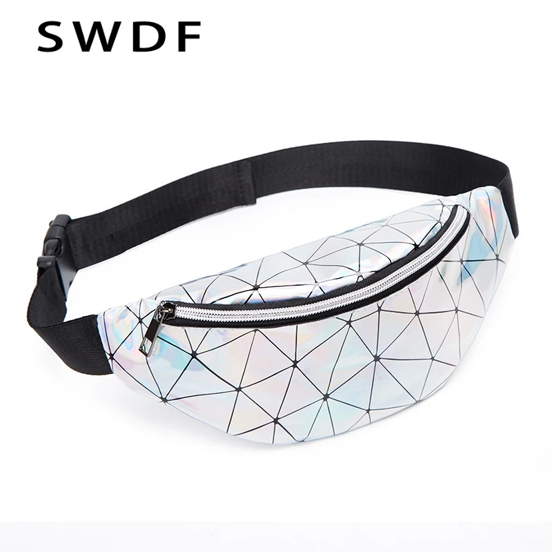 

SWDF Waist Bags Women Designer Fanny Pack Fashion Belt Purse Banana Waist Packs Women's Belt Bag Kidney Laser Chest Phone Pouch