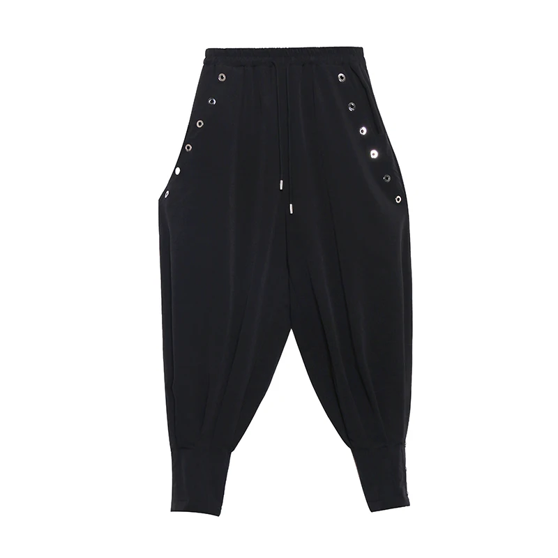 SuperAen Casual Pants Women New Autumn and Winter Harem Pants Female Solid Color Wild Cotton Fashion Ladies Pants