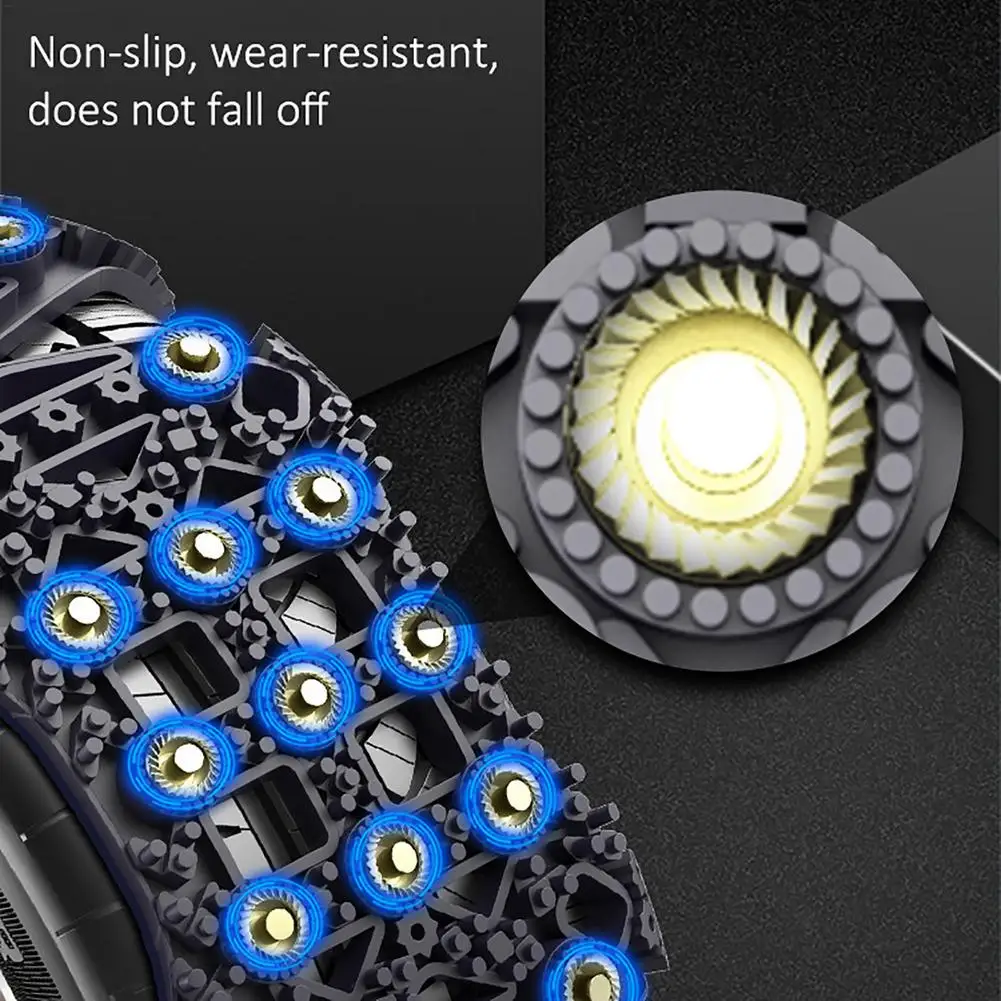 Auto Snow Chain Universal Steel Car Wheels Snow Ice Chains Belt Winter Anti-skid Vehicles SUV Wheel Chain Mud Road Safe Safety