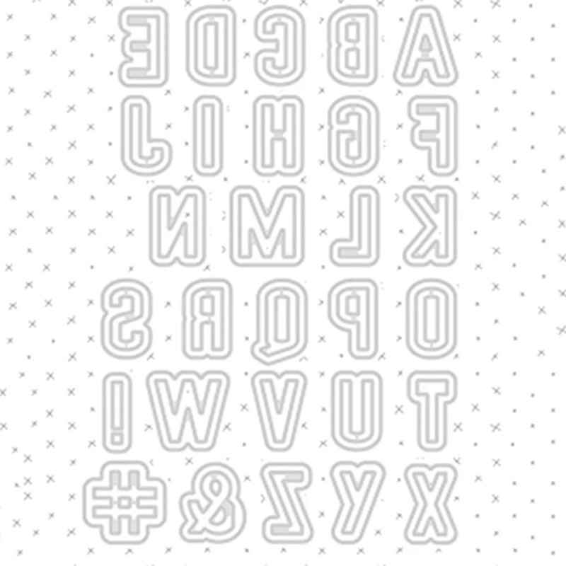 TOPUNDER Cutting Dies Stencils Metal For DIY Scrapbooking Photo Album Paper Card Gift 