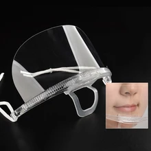 5pc Transparent Environmental Plastic Mouth Face Masks Tattoo Microblading Accessories for Restaurant/ Beauty Salon/ PMU Supply