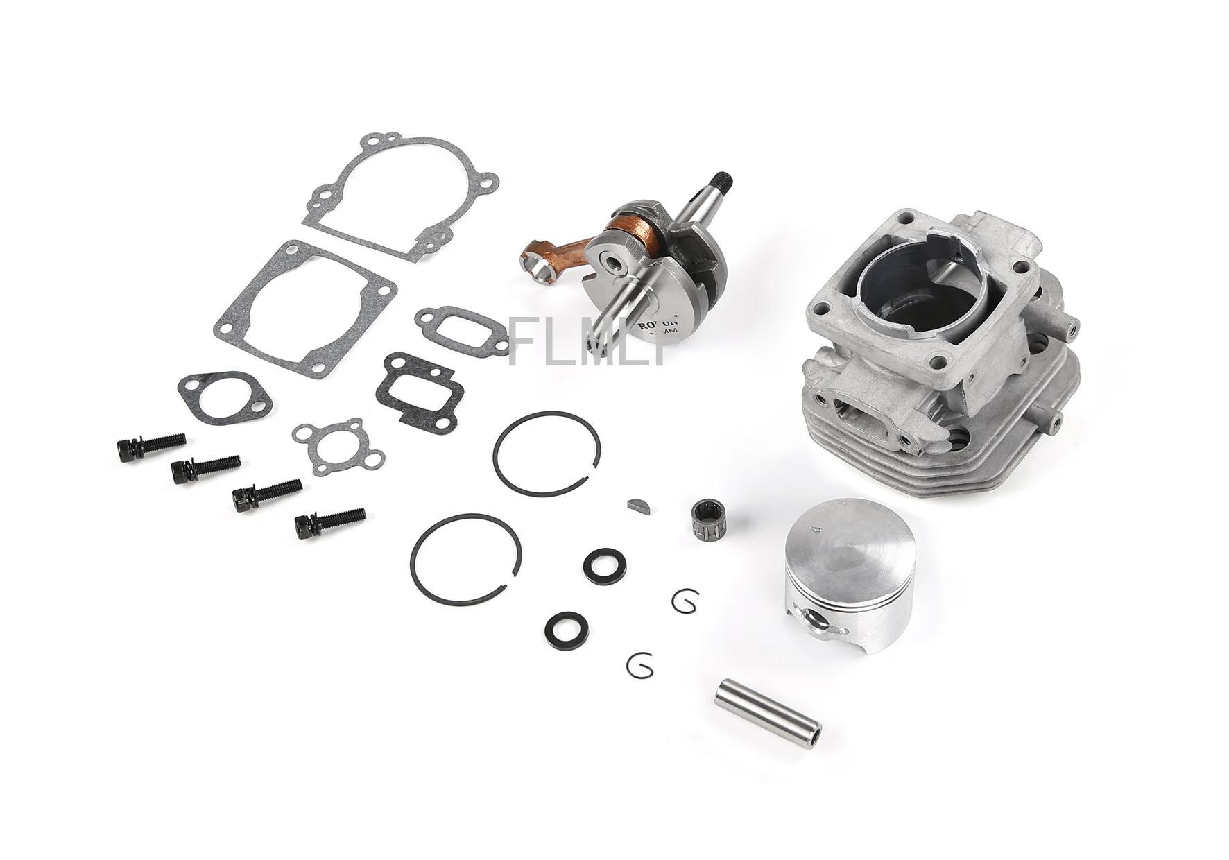 32CC Modified 36CC Double Ring Engine Cylinder Piston Crankshaft Kit Fit for 1/5 Hpi Rovan Km Baja Losi 5ive T FG Engines Parts