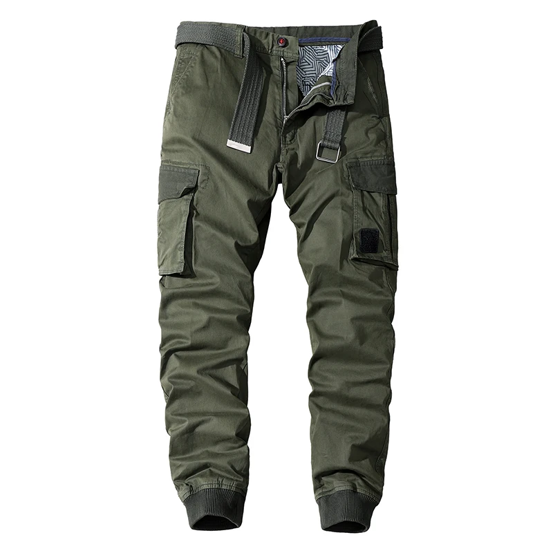 mens cargo trousers Mens Outdoor Casual Tactical Trousers Multi Pockets Cotton Cargo Pants 5 Color Fashion Military Pants Male Spring Autumn Trouser army cargo pants