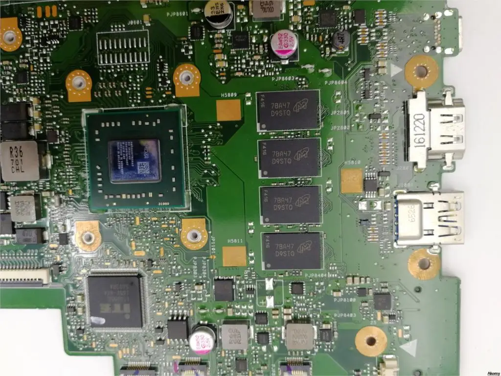 Original E402BP laptop motherboard with A6-9220/9200 CPU 4G RAM For Asus E402BP E402B MainBoard 100% test work OK
