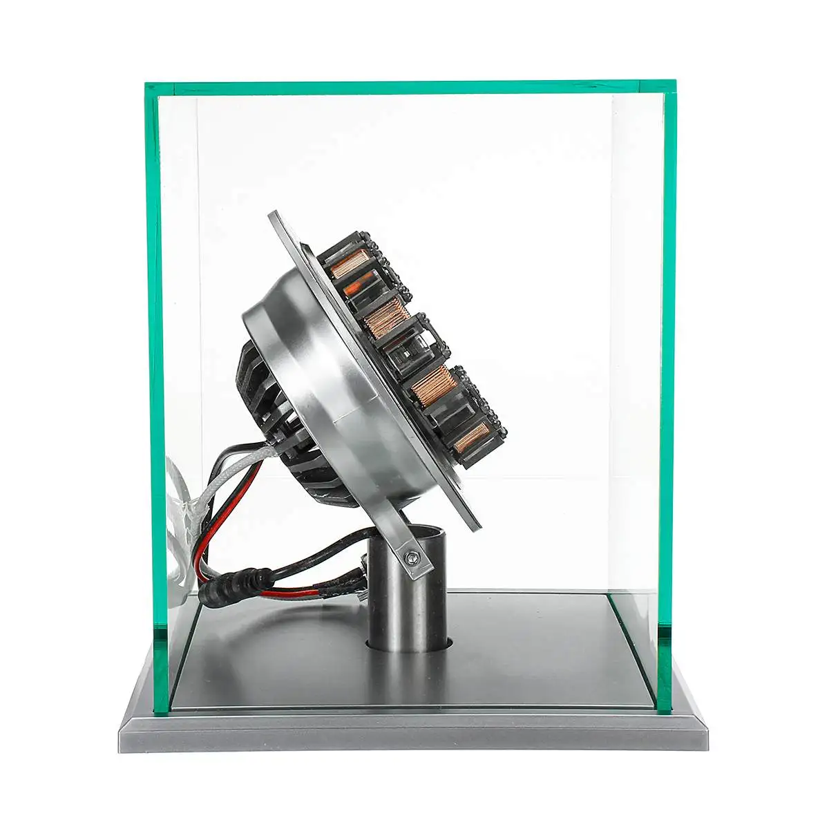 Модернизированная версия 1:1 дуговой реактор, модельный комплект, вибрирующий индукционный светодиодный нагрудный фонарик с питанием от USB, реквизит для фильмов MK1/MK2 с витриной