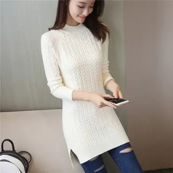 

Thick Warm Women Turtleneck 2020 Winter Women Sweaters And Pullovers Knitted Long Sleeve Sweater Female Jumper Pull