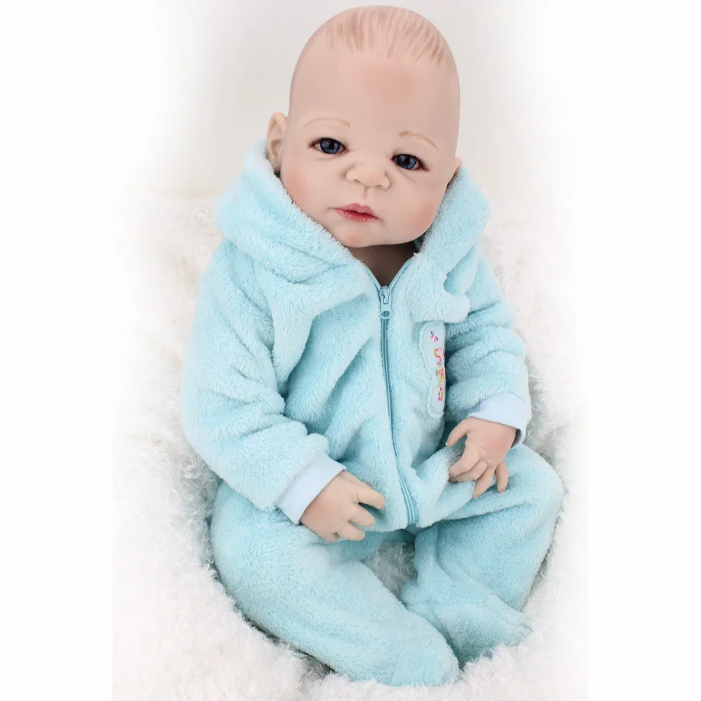 NPKDOLL, 23 дюйма, 57 см, полностью силиконовая виниловая кукла-Реборн, ручная роспись, волосы, bebe reborn menino bonecas, можно купать, игрушки в подарок
