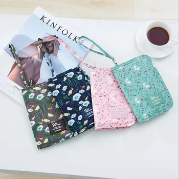 

Waterproof Nylon Travel Passport Cover ID Document Organizer Passport Holder Wallet Women Men Credit Card Case Purse Bag