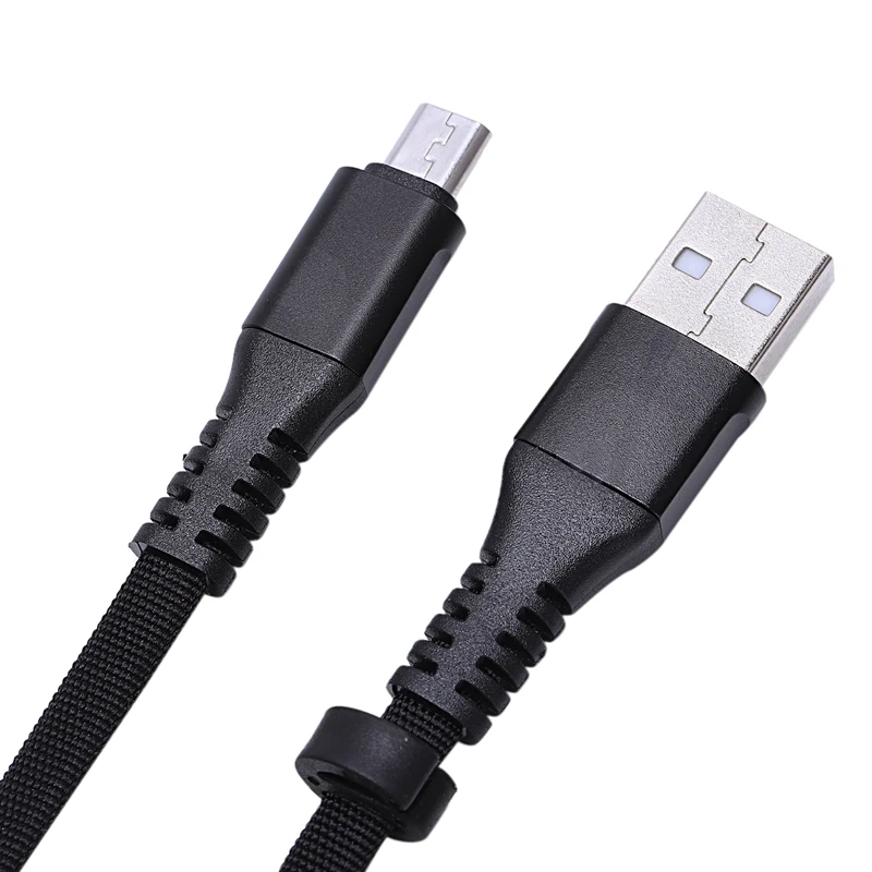 USB к Micro короткий плоский зарядный кабель с металлическим разъемом для Android
