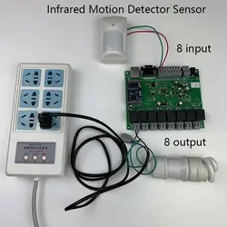 Domotica умный Samrt дом автоматизация модуль управления Лер TCP IP сетевое реле дистанционное управление с инфракрасным детектором движения