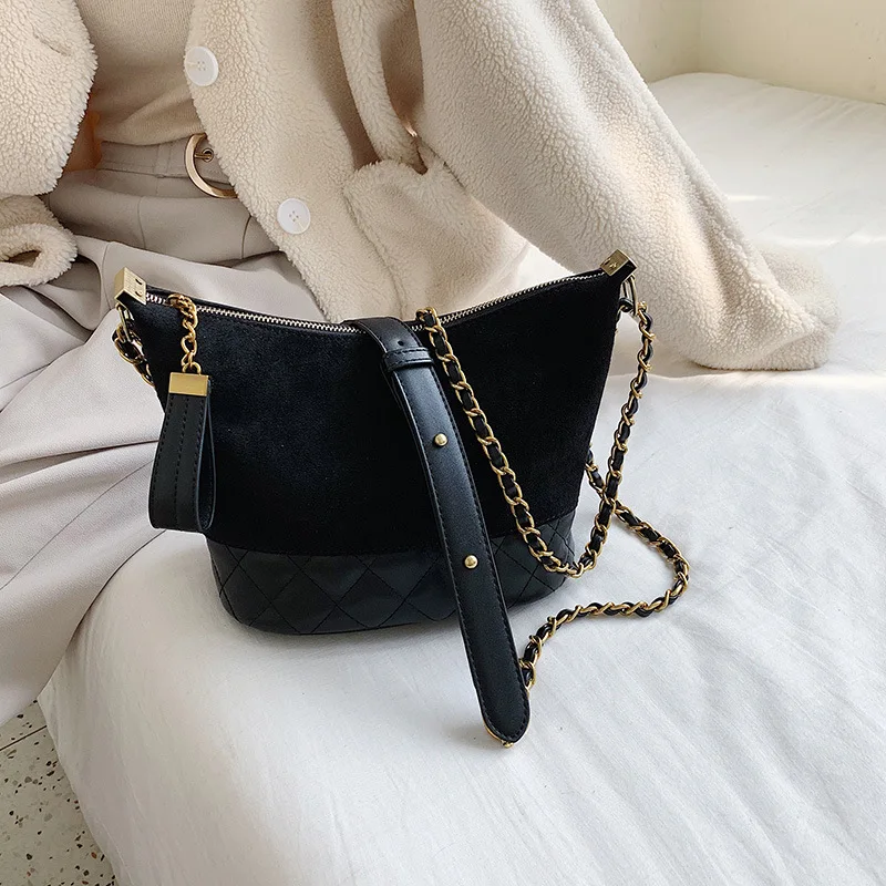

2019 Autumn And Winter New Style Roam WOMEN'S Bag Shoulder Diagonal Chain Rhombus WOMEN'S Bag Roam Retro Dull Polish WOMEN'S Bag