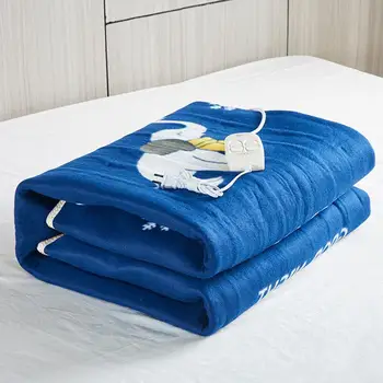 

175x150cm Winter Elephant Print Thicker Body Warmer Electric Heating Blanket