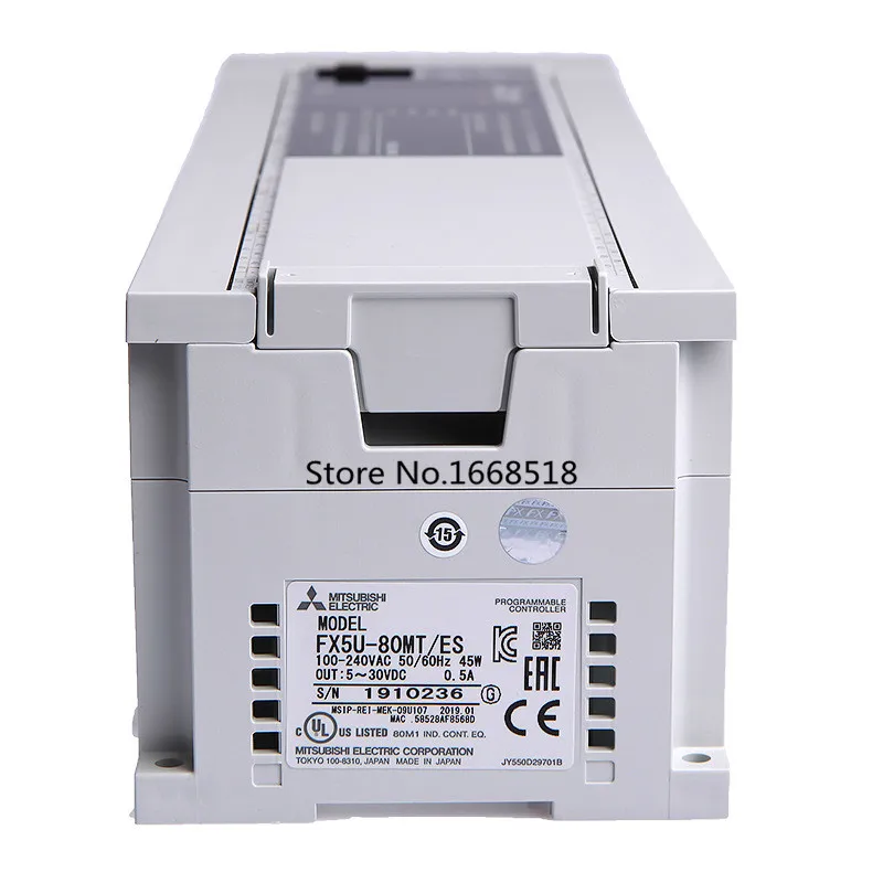 FX5U-80MT/ES MELSEC iQ-F PLC 40 DI& 40 DO транзистор(абсолютно и