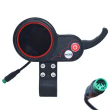 Display led com display do acelerador velocidade quilometragem bateria falha prompt conector de 5 pinos para sealup scooter elétrico