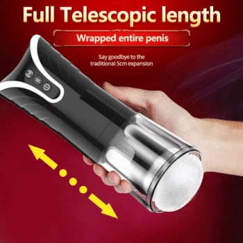 Telescopic Male Masturbator Automatic Masturb Toys Real Vagina Pussy Erotic Vibrator Sex Toys For Men Dick Stimulator Adult Toy