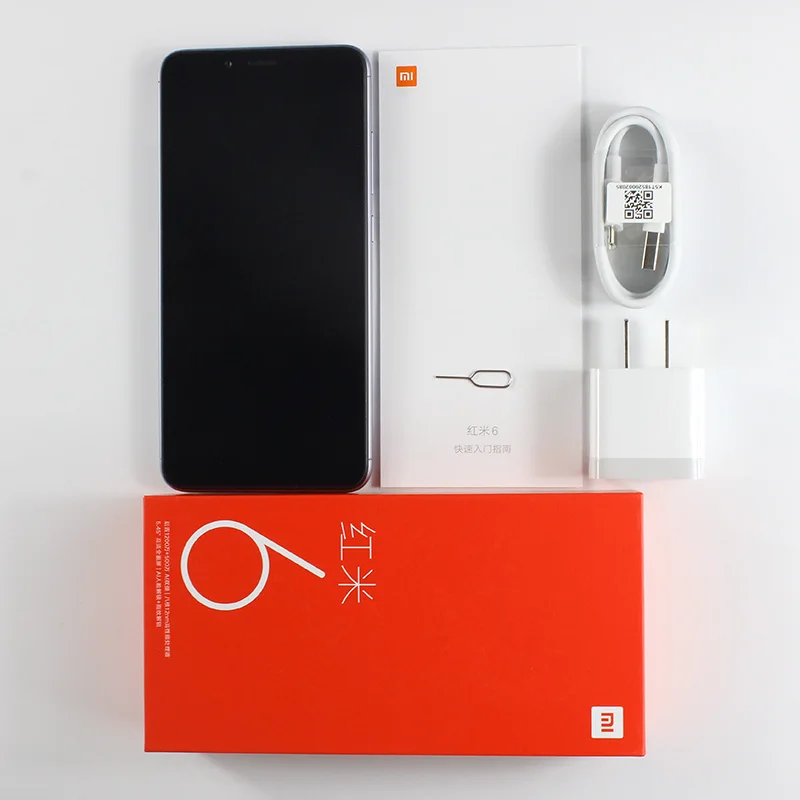 Xiaomi Redmi 6 с глобальной ПЗУ, 3 ГБ ОЗУ, 32 Гб ПЗУ, смартфон Helio P22, Восьмиядерный процессор, 12 Мп+ 5 МП, две камеры, 5,45 дюйма, аккумулятор 3000 мАч
