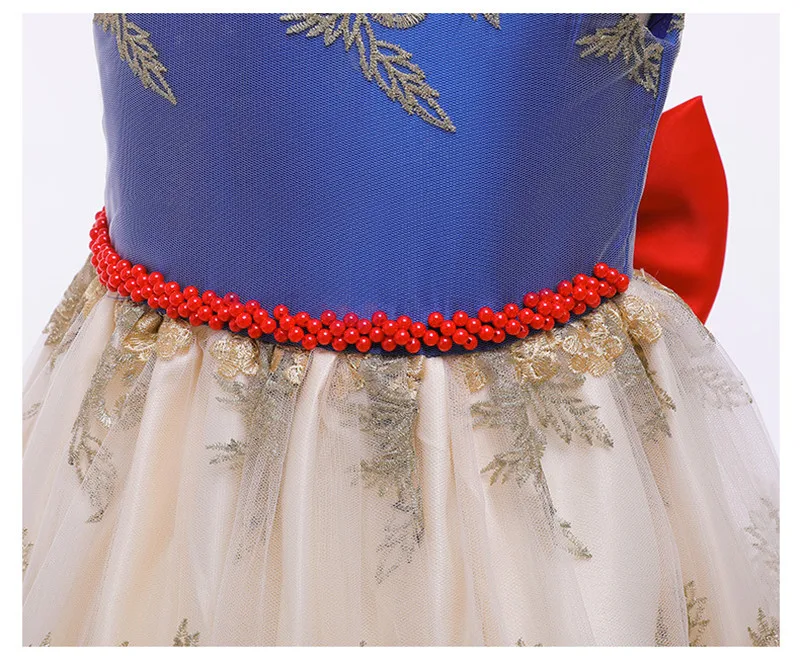 Платье принцессы для девочек, кружевное свадебное платье Детские платья для девочек, карнавальное праздничное платье для девочек на день рождения Новогодняя одежда От 3 до 10 лет