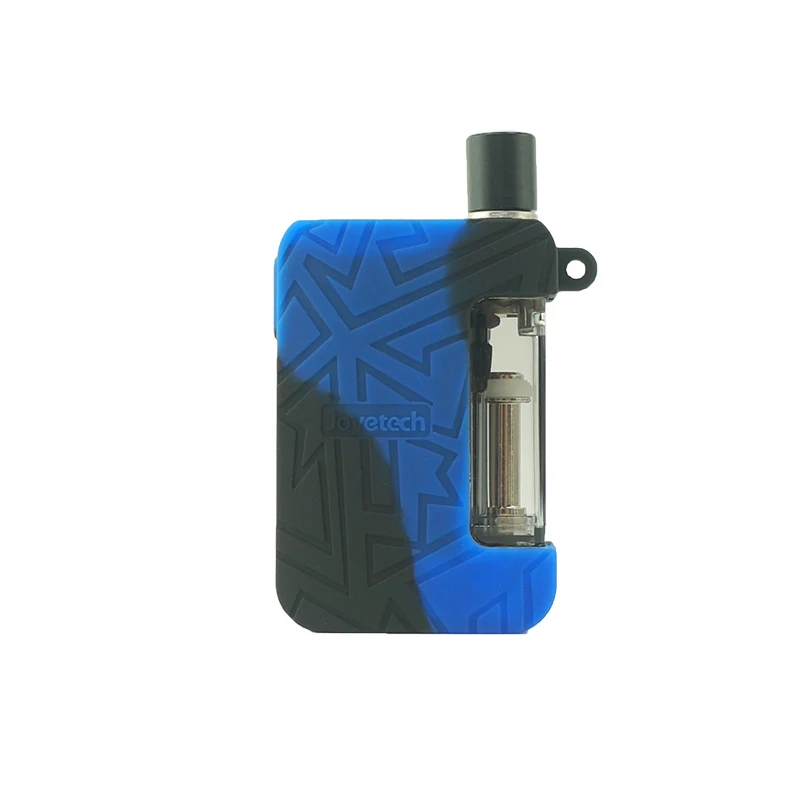 Black blue Чехол с текстурой для Joyetech Exceed Grip Pod system Kit электронная сигарета, силиконовый чехол, гелевая оболочка - Цвет: Black blue
