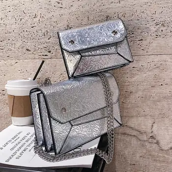 

Elegant Female Square Crossbody Bag 2019 Fashion New Quality PU Leather Women's Designer Handbag Chain Shoulder Messenger Bag