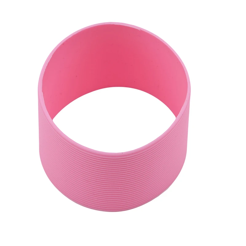 pink Силиконовые керамические чашки рукава кофейная кружка обертывания рукава перерабатываемые термостойкие стеклянные чашки воды рукава Plumyl крышка чашки - Цвет: pink
