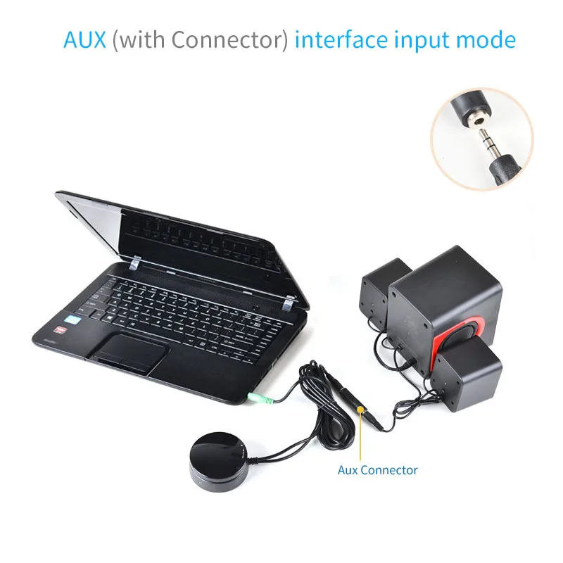 UNISIAN Audio Volume Wired Controller Aux 3.5mm Signal Volume  Control by Cable Adjustment For Speakers Amplifier System