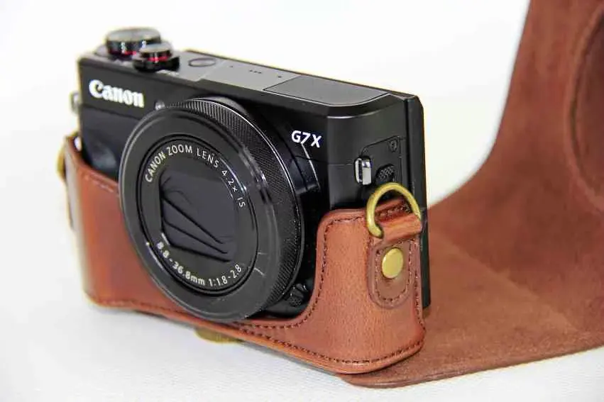 Чехол из искусственной кожи для камеры Canon Powershot G7X Mark 2 G7X II G7X III G7X3 G7X2 G7XII чехол для цифровой камеры+ ремень