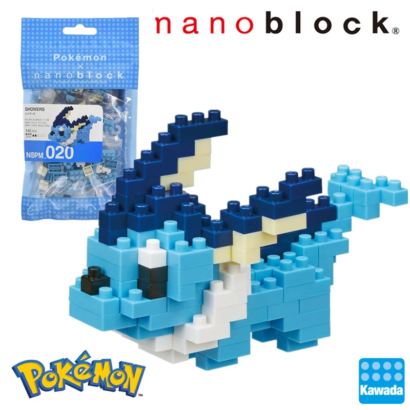 Kawada Nanoblock Покемон Пикачу аниме мультфильм 3D модель алмаз мини микро блок строительные блоки кирпичи сборки игрушки игры - Цвет: nbpm-020