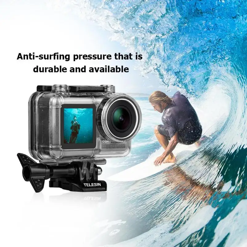 40 м водонепроницаемый корпус Дайвинг чехол для DJI Osmo Acition камера с креплением без воздействия на фотографический эффект