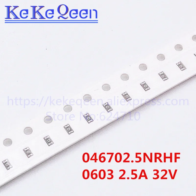 10 Pcs Lf Surface Mount Zekering 0467 467 Smd Zeer Snelwerkende 0603 32V 0.25A 0.375A 0.5A 0.75A 1A 1.25A 1.5A 2A 2.5A 3A 3.5A 4A 5A