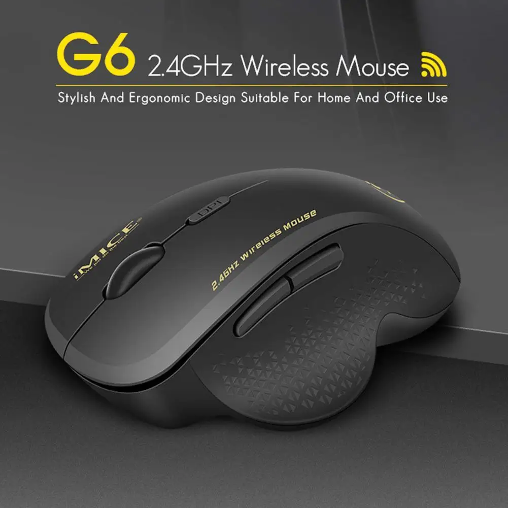 Imice G6 Mouse 2.4ghz Fashionable Abs Wireless Connection Gaming Mouse