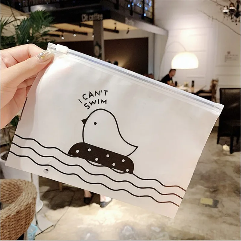 Women Transparent Clear Cosmetic Bags Animal Chicken PVC Toiletry Travel Organizer Beauty Case Makeup Bag Bath Wash Make Up Box | Багаж и