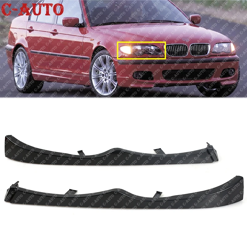 Передняя накладка на переднюю фару автомобиля Накладка для BMW E46 330i 330Xi 325i 325Xi 2001 2002
