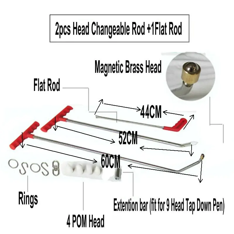 Магнитный PDR Крюк Инструменты толкатель автомобильный лом Paintless Dent Repair Tools Puller Lift