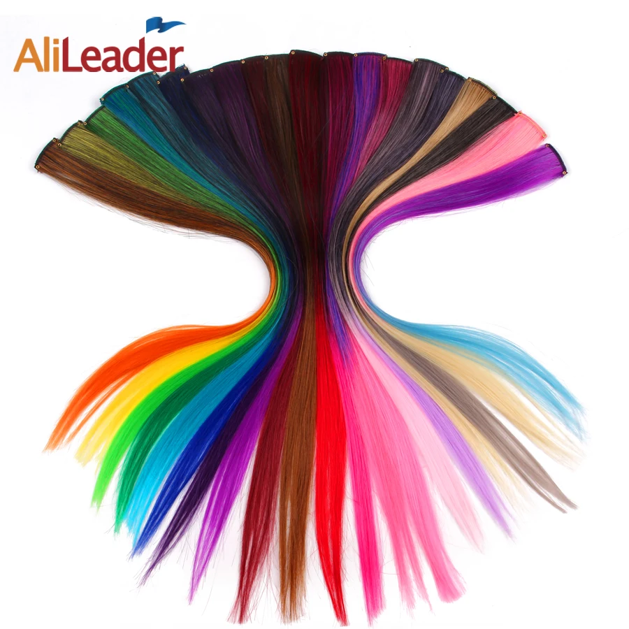 Tanio Alileader kolory tęczy jeden włosy