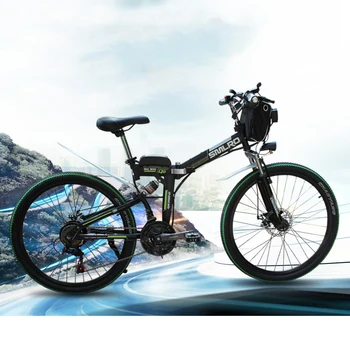 

Foldable Electric Bike E Bicycle 26" ebike 1000W 48V 20AH Battery Electric Mountain Bicycle with 21 Speeds Mens Mountain Bike