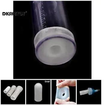 penis enlargement pump accessories Silicone Sleeves for Penis Extender Stretcher Pump vacuum  Suction Cups stopper 2